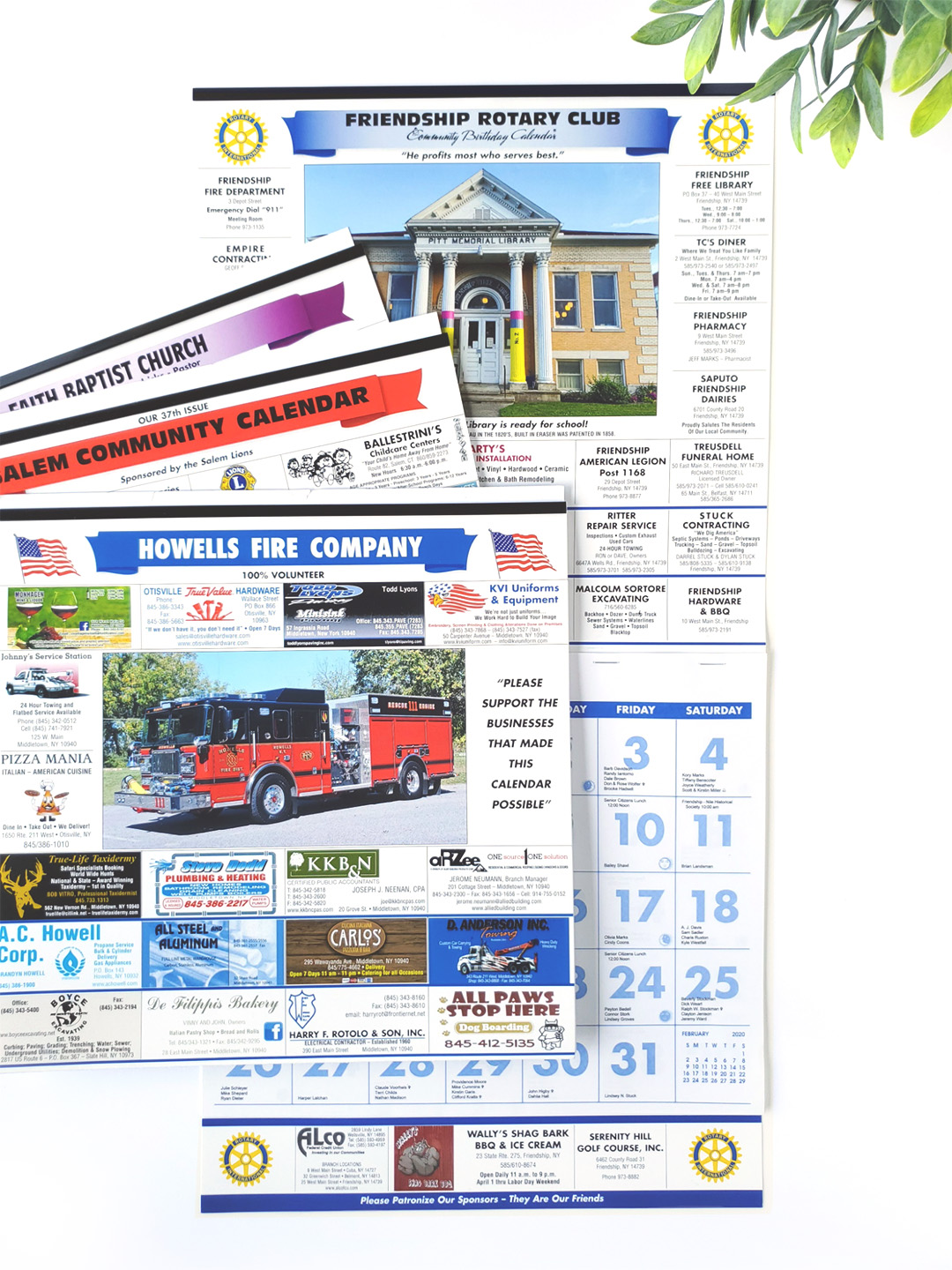 Tear Sheet Calendar